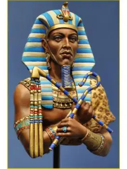 1/10 Faraonas, egipto, krūtinė žaislas Derva Modelis Miniatiūrų Rinkinys unassembly Unpainted
