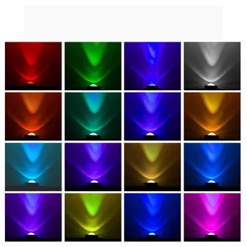 10W 12V Povandeninis RGB spalvotu Led Potvynių Žiburiai Balta /Šiltai balta /RGB Vandeniui Fontano Baseinas Lempos