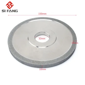 150mm Deimantų Šlifavimo Rato Metalo Frezavimo Electroplated Plokščio deimanto diskų galandimo Priedai 100/150/180#