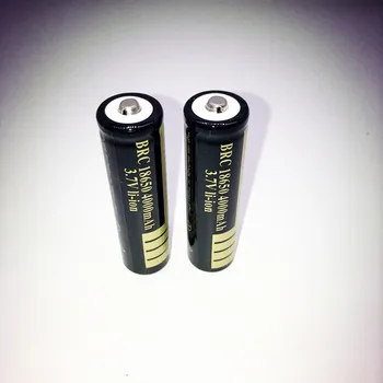 2017 Naujus 18650 baterija 3.7 V, 4000mAh li-ion akumuliatorius, Led žibintuvėlį, Fakelą batery litio baterija+Nemokamas Pristatymas