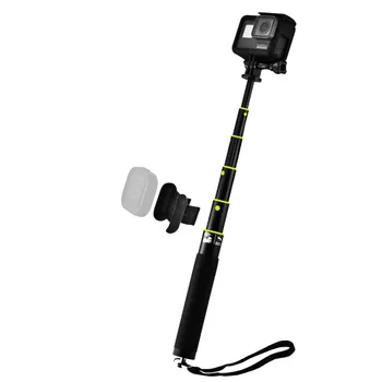 2020 Karšto Parduoti Selfie Stick Ištraukiamas Lankstymo Laikomo Fotoaparato Laikiklis Laikiklis Monopodzie Už GoPro 5/6 DJI Veiksmo Kameros