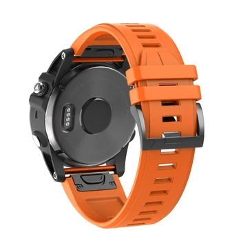 26mm Sporto Silikono Watchband Wriststrap Garmin Fenix 6X 6 Pro 5X 5 Plius 3 3HR 935 945 22mm Lengvai Tilptų Greito Atleidimo Wirstband
