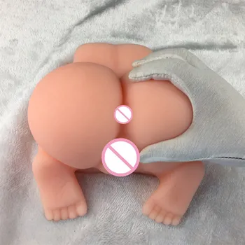 3D big ass sekso lėlė su kojomis gali makšties ir išangės lėlės Medicininio silikono Lėlės vyrų suaugusiems anime sekso lėlė