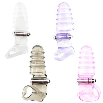 A16 Piršto Vibratorius Rankovės Moterų Masturbator Vibracijos massager Sekso Įrankiai Pirštų Sexo Pūlingas G Spot Makšties Suaugusiųjų Žaislas