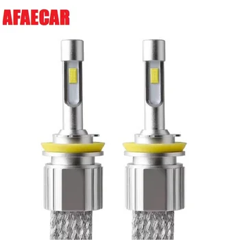 AFAECAR automobilių šviesų H7 LED H4 H8/H9/H11 HB3/9005 HB4/9006 9007 h3 H1 880 lemputės auto