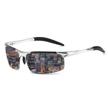 Akiniai nuo saulės vyrų glassess poliarizuota vyrų gafas UV400 kelionės serijos oculos de sol jokio akinimo Aliuminio Magnio yeckpowo