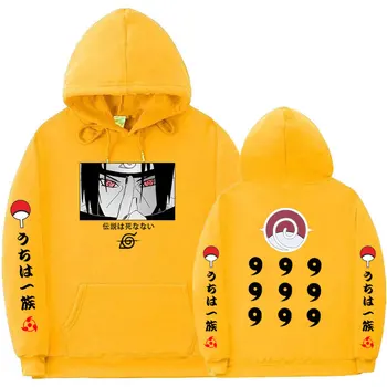 Anime drabužius hoodies vyrų Japonija Naruto hoodies unisex hoodies Harajuku spausdinti negabaritinių streetwear palaidinukė be drabužių wh