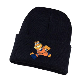Anime Naruto Megzti skrybėlę Cosplay skrybėlę Unisex Spausdinti Suaugusiųjų Atsitiktinis Medvilnės skrybėlę paaugliams žiemos Megzti Dangtelis