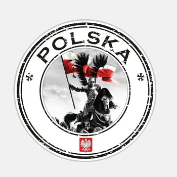 Asmeninį kūrybos pvc automobilio lipdukas priedai turas lenkijos Polska Husarz decal automobilių lipdukas ZWW-0170,11.2 cm*11.2 cm
