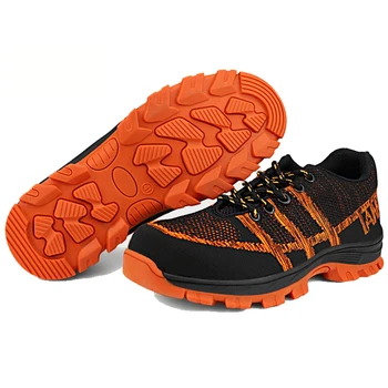 Botas De Trabalho De Segurança Dos Homens 36-46 Unissex Respirável Sapatos De Trabalho Antiderrapante Sapatos De Proteção