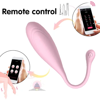 Buletooth APP Kontrolės Kulka Vibratorius Kegal Makšties Kamuolys Vibracija Kelnaitės Šuolis Kiaušiniai Klitorio Stimuliatorius Sekso Žaislai Moterims