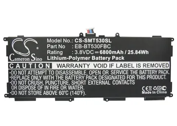 Cameron Kinijos 6800mAh Baterija EB-BT530FBC Samsung SM-T530, SM-T531, SM-T533, SM-T535, SM-T537, SM-T537A, SM-T537R4