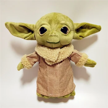 Disney Star Wars Mandalorian Kūdikių Yoda Pliušiniai Žaislai Turto Vaikas Animacinių Filmų Pliušinis Lėlės
