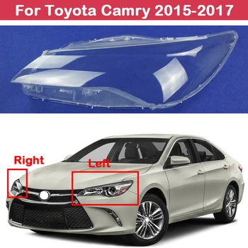 Europos ir Amerikos versija Skaidrus Žibintų Stiklas Korpuso Lempos Atspalvis Priekinis Objektyvo Dangtelis Toyota Camry 2016 2017
