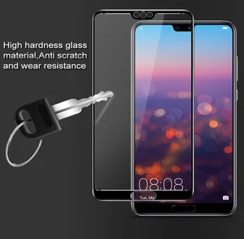 Imak Originalus Visiškai Padengti Grūdinto Stiklo Huawei P20 / P20 Pro Stiklo Premium Full Screen Protector Apsauginės Plėvelės Saugus Atvejais