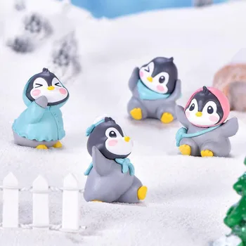 Imituojamas Jūrų Gyvūnų Skaičius Vaikų Žaislai Mielas Įdomus Pingvinas Lėlės Kraštovaizdį 