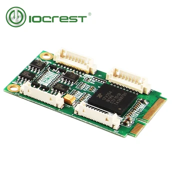 IOCREST EXAR 17V354 Mini PCI Express 4 Ports (RS422/485) db9 (Com Pusę Dydžio Mini Pcie Nuoseklųjį Prievadą Pramonės Valdiklio plokštė
