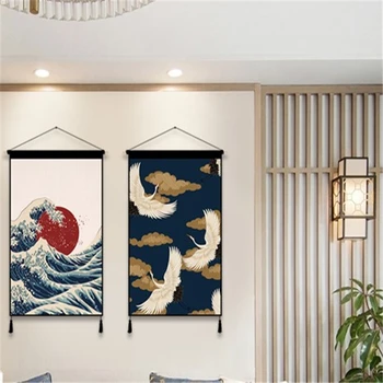Japonija Ukiyoe Kabinti Pažymėkite Japonų Stiliaus Tapybos Drobės Plakatai Ir Spausdina Sienos Meno Tapybos Kambarį Namų Dekoro Nuotraukos