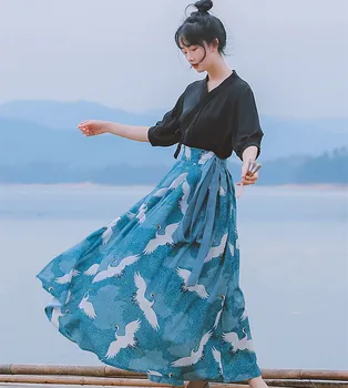 Japonų Kimono Stiliaus Suknelė Moterims, Viršus Apačia Haori Kawaii Merginos Sakura Yukata Azijos Tinka Šokių Grupė Cosplay Kostiumas