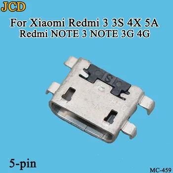 JCD 100VNT/Daug Xiaomi Redmi 3 3 4 5A 3 PASTABA Redmi PASTABA 3G 4G USB Įkrovimo Lizdas Uosto Kištukinis Įkrovimas, Doko Jungtis
