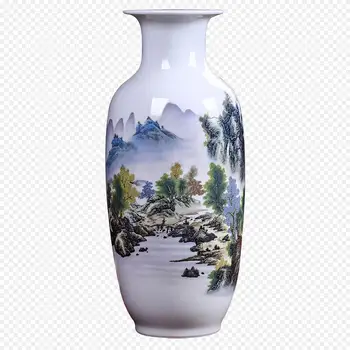 Jingdezhen Prabanga Keramikos Vaza Amatų Papuošalai Namuose, Svetainės, Miegamojo Lentelė Figūrėlės Apdailos Hotel Didelis Porceliano Šiuolaikinės