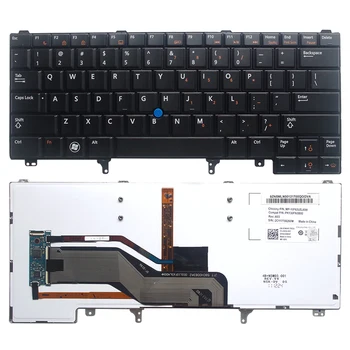 JP/RU/UK/JAV Nešiojamojo kompiuterio klaviatūra Dell Latitude E6220 E6230 E6320 E6330 E6430 E6420 E6430s E6420 0C7FHD