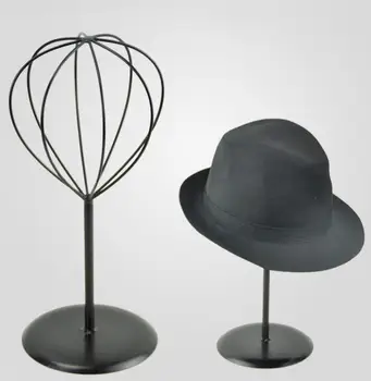 Karšto pardavimo Skrybėlę stalčiuko metalo piko bžūp stendas šiaudų skrybėlę sunhat lentynos laikiklis perukas rack už Boutique ekranas rekvizitai