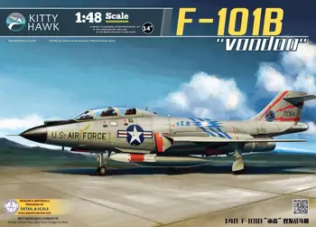 Kitty Hawk 80114 1/48 F-101B Voodoo Asamblėjos modelis
