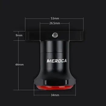 MEROCA Smart Dviračių Priedų Galinis Žibintas Auto Start/Stop Stabdžiai Jutikliai IPx6 Vandeniui USB Mokestis užpakalinis žibintas, Dviračio LED Šviesos