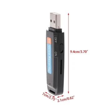 Mini 8GB USB 2.0 Diskui Pen Ratai Skaitmeninio Garso Diktofonas 