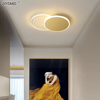 Modernus Minimalistinis Lubų Šviesos ir Pragyvenimo Studijų Miegamasis Kambarys Bendrabutyje Virtuvės, Koridoriaus Spinta Šiltų Namų LED Lempa Šviestuvas