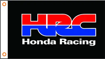 Motociklo vėliavos HONDA HRC Reklama 3ftx5ft Poliesteris 01