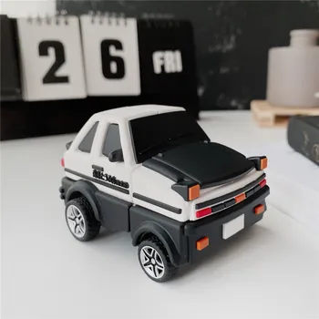 NAUJAS 3D Pradinė D Tofu Rasės AE68 Automobilių Atvejais Airpods 1 2 Pro Silikono Ausinių Įkrovimo dėžutės Dangtelis Apple Airpods 2 Ausinių