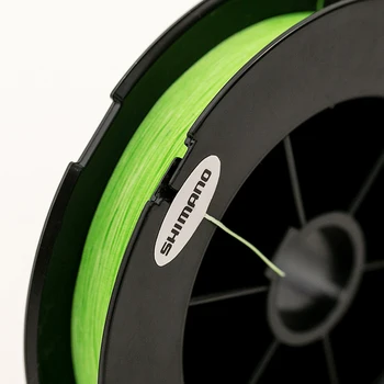 Naujas Originalus meškere Shimano PITBULL X12 Pintas Vielos PE internetinės Medžiagos Multifilament meškere Suvilioti linija, žalios spalvos