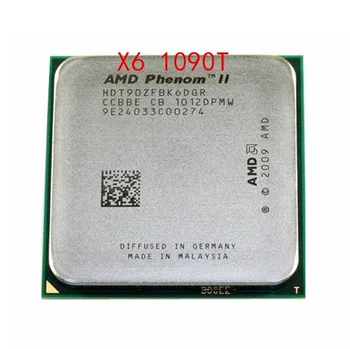 Nemokamas pristatymas Phenom II X6-1090T X6 1090T (3.2 GHz/6MB /6 cores /Socket AM3/938-pin)HDT90ZFBK6DGR Desktop CPU scrattered vienetų