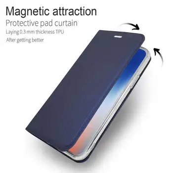 Odos Flip Case Cover For Samsung Galaxy Note 10 S8 S9 S20 Ultra S10 Plius S10E S7 krašto Atveju Stovėti Piniginės Magnetas Telefono Atvejais