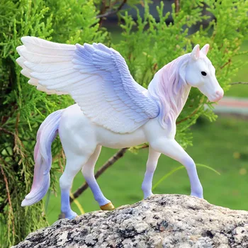 Oenux Originalus Originali Pasakos Skristi Sparno Arklių Elfai Elf Mitinės Vaivorykštė Pegasus Veiksmų Skaičiai Gyvūnų Modelio Vaikams, Žaislų, Dovanų