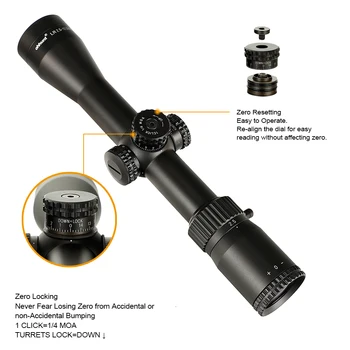 Ohhunt Medžioklės LR 2.5-12.5X40 IR Riflescope 