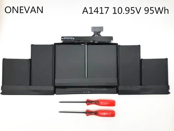 ONEVAN 95Wh 10.95 V A1417 Baterija Apple Macbook Pro 15