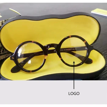 Optinių Akinių Rėmeliai Vyrų, Moterų Johnny Depp Akinius Kompiuterio Skaidrus Nešiojantiems Prekės ženklo dizainas Acetatas Vintage akiniai Q314