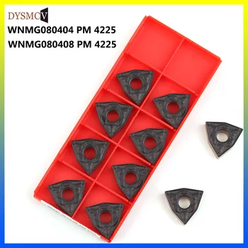 Originalus WNMG080404 PM 4225 metalo tekinimo įrankis CNC pjovimo įrankis karbido tekinimo įrankis WNMG080408 PM4225 frezavimo cutter