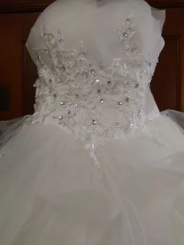Pearl Prabanga Granulių Mados Stebėjimo Vestuvių Suknelės 2021 Naujų korėjos Pakopų Organza Saldus Princesė Nuotaka Chalatai Vestido de noiva