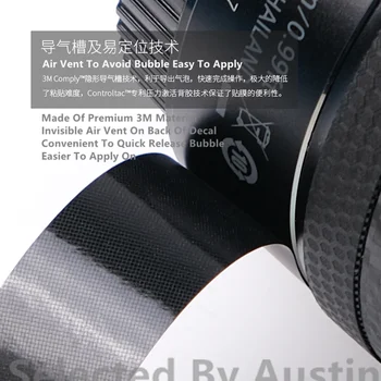 Premium Objektyvas Odos Decal Apsauginės Plėvelės Zeiss prie gpgb informacinės sistemos 18mm f2.8 Wrap Dangtelio Raštas