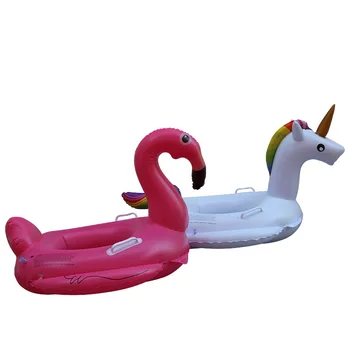 Pripučiami Gyvūnų Elegantiška Swan Povas Pink Flamingo Vaikai Mažylis Saugus Maudymosi Žiedas Vaikams, Vandens Sėdynės Baseinas Fizinio Raštas