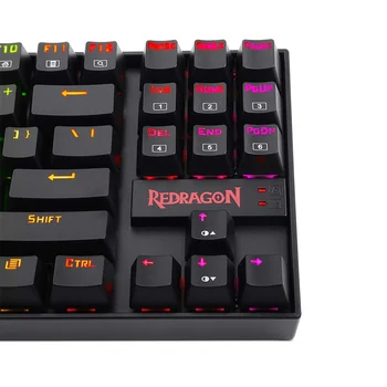 Redragon K552RGB KUMARA K552 RGB Apšvietimas, Mechaninė Žaidimų Klaviatūra 87 Klavišus Mėlyna Jungikliai Klaviatūra su foniniu Apšvietimu, Skirtą Gamer