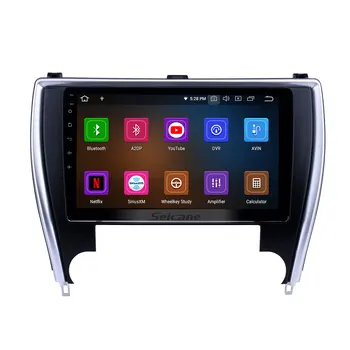 Seicane IPS Carplay Android 10.0 Automobilių GPS Navigacija Radijo 10.1 colių Toyota Camry（Amerikos versija）paramos Atsarginę kamerą