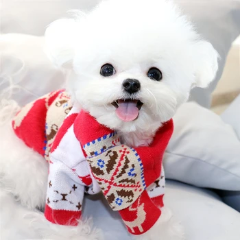Siųsti šalikas Naujųjų Metų Kalėdų pet megztinis Meškiukas kaip panda VIP veislės kalytę katės mažylių šunų drabužius