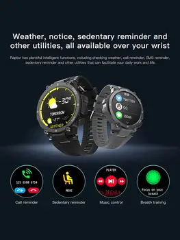 Smart Žiūrėti Vandeniui Lauko Sporto Patikima Smart Žiūrėti 1.3 Cm 20 Sporto režimas IP68 Apyrankė KOSPET Raptor Smartwatch
