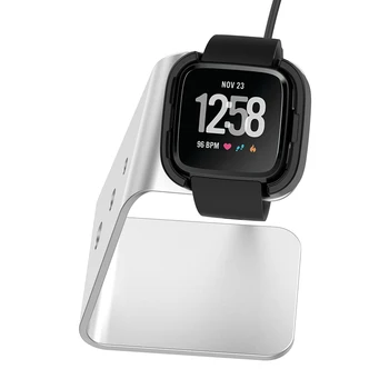 Smart Žiūrėti Įkrovimo lizdą Metu Madingas Laikrodis Ciferblatas už Fitbit Versa 2/Versa 2 SE Apyrankę Galios Iškėlimas