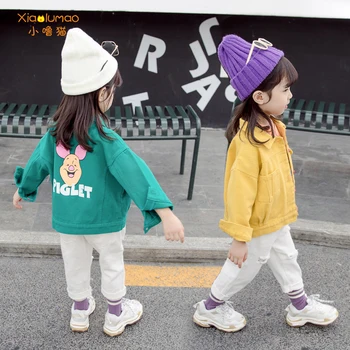 Striukės mergaitėms striukė mergaitei rudens striukė mergaitėms 8 metų vaikų lietpaltis mergina hoodies Vaikų drabužių didmeninės